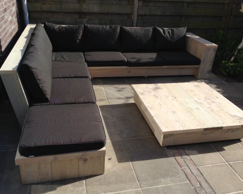 Loungeset steigerhout